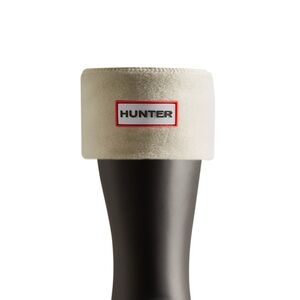 Hunter Kids Original Fleece Welly Boot Socks Cream US Size XL 4-6